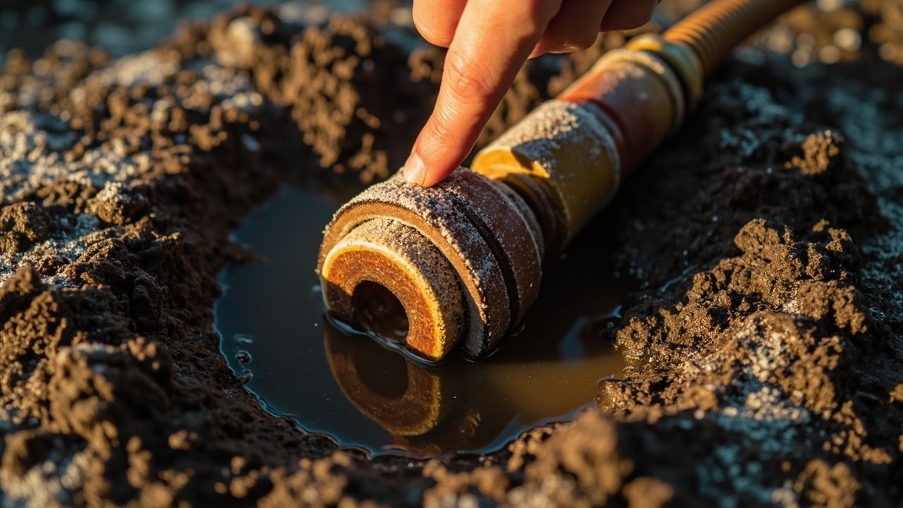 Backflow Prevention And Testing Inspection Close Up