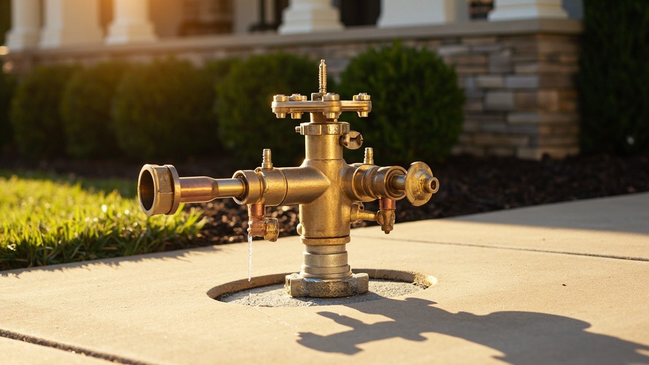 Backflow Prevention And Testing Precision Work Close Up
