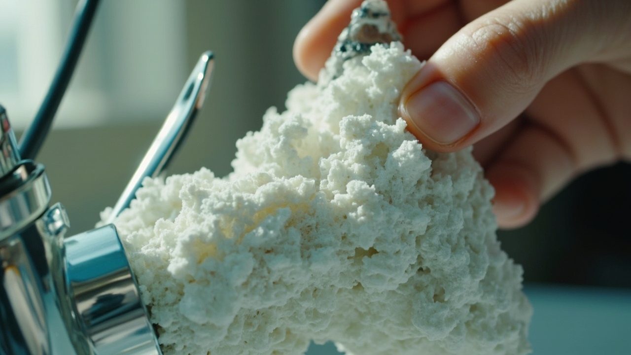 Benefits Of Water Softeners Inspection Close Up