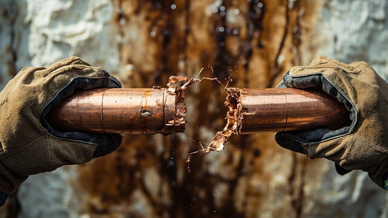 Burst Pipe Repair Hands On Diagnosis