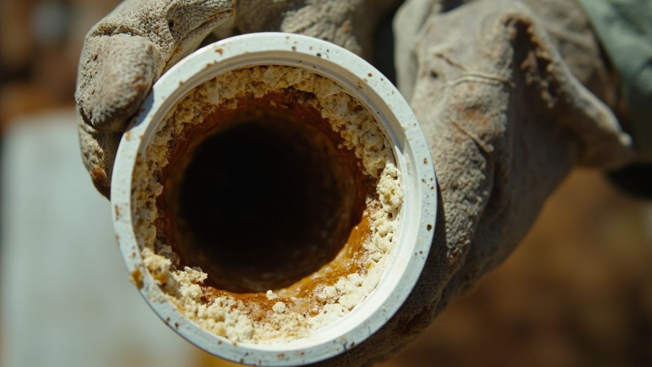 Commercial Kitchen Plumbing Inspection Close Up