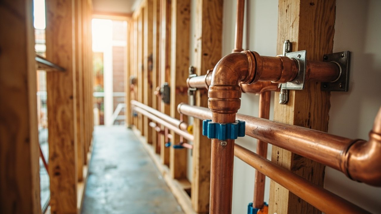 Commercial Repiping Services Repair Work In Progress