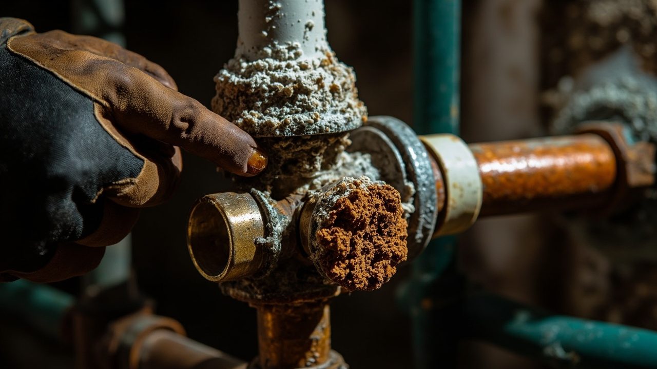 Emergency Water Shutoff Service Inspection Close Up