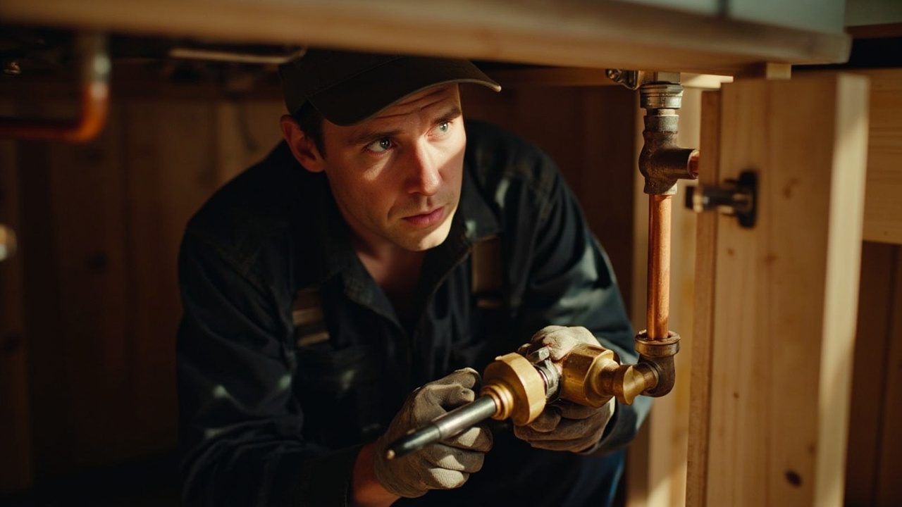 Faucet And Sink Repair Crew Arriving On Site