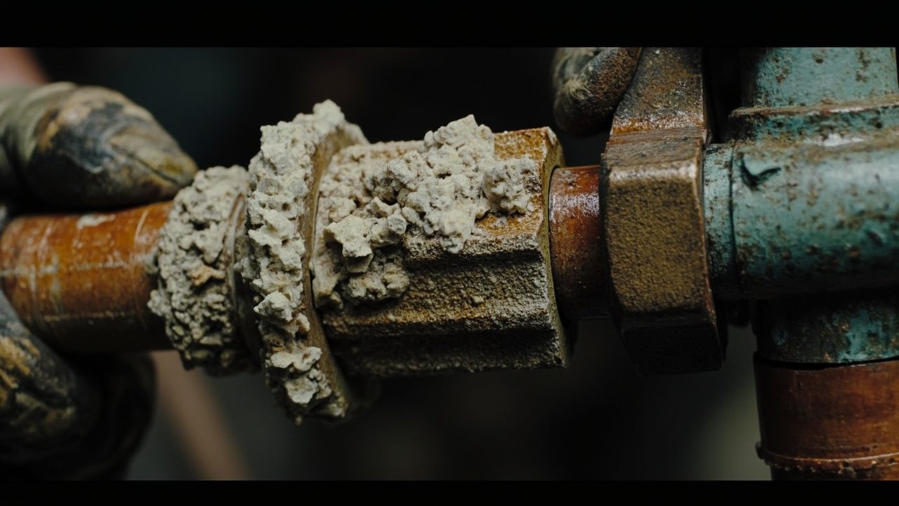 Gas Leak Detection And Repair Inspection Close Up