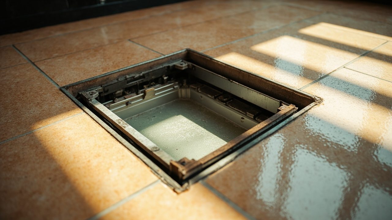 Grease Trap Cleaning And Pumping Making The Repair
