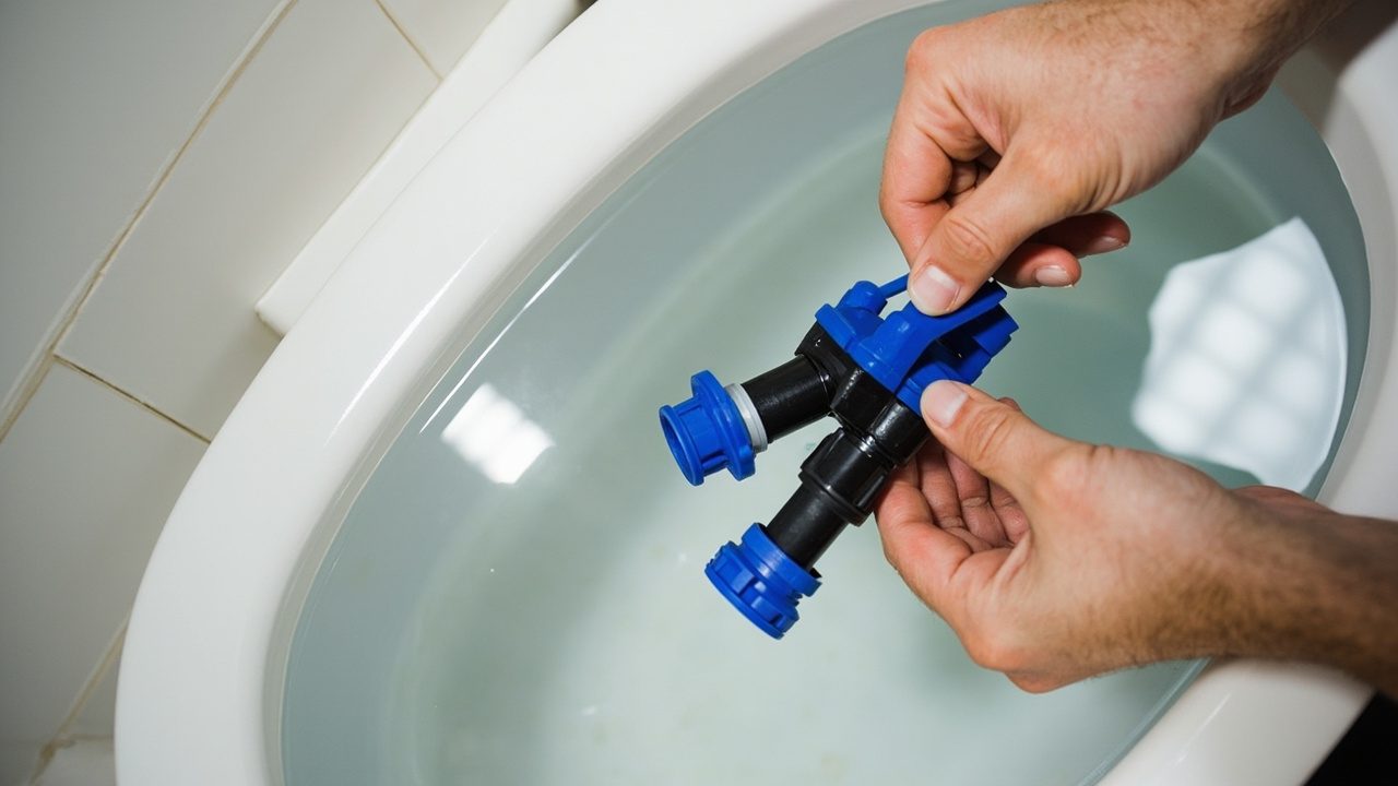 Running Toilet Repair Making The Repair