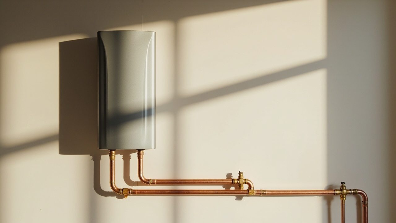 Tankless Water Heater Services Precision Work Close Up