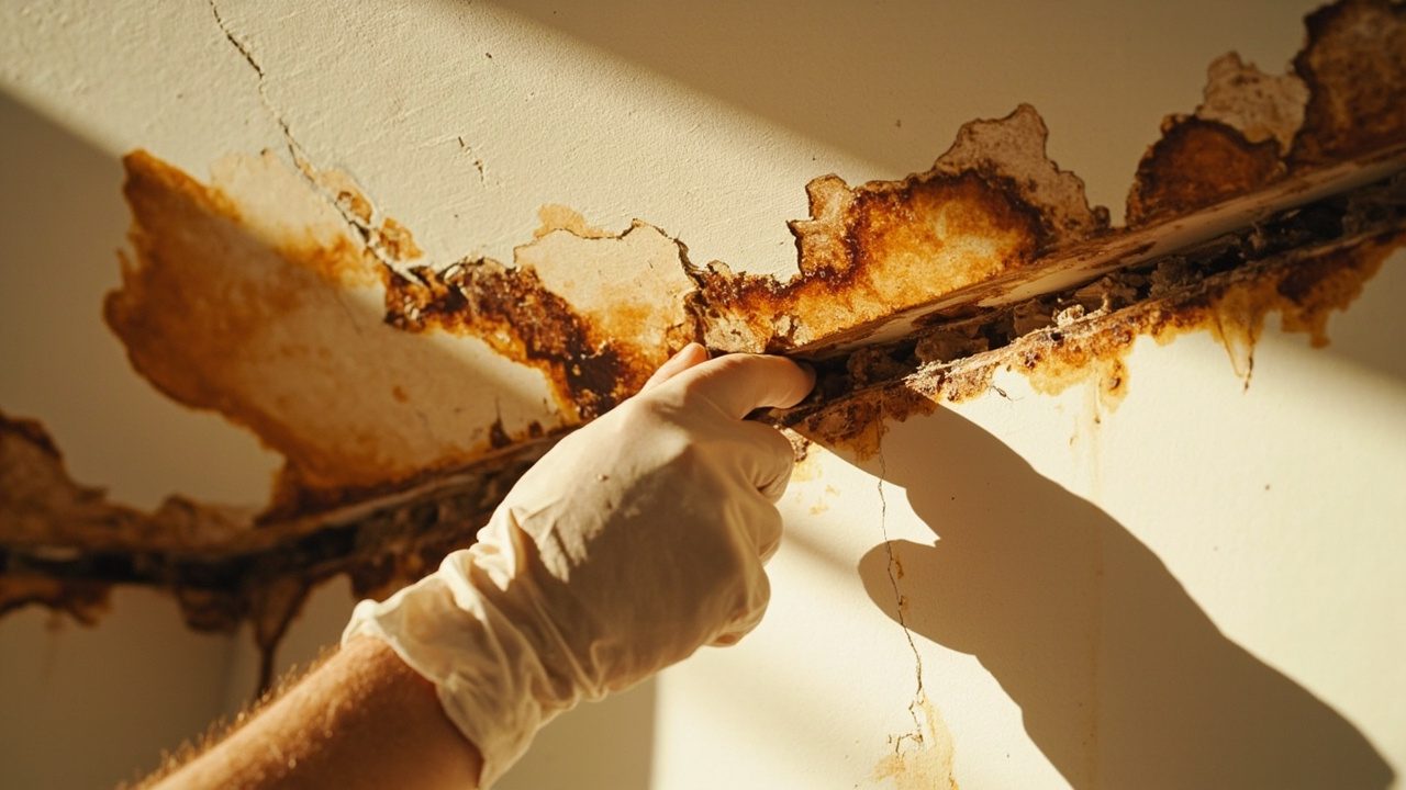 Water Stains On Ceiling Or Walls Hands On Diagnosis